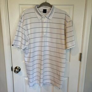 Dunning Golf Moselem Springs Golf Course Short Sleeve Polo Stripe Large